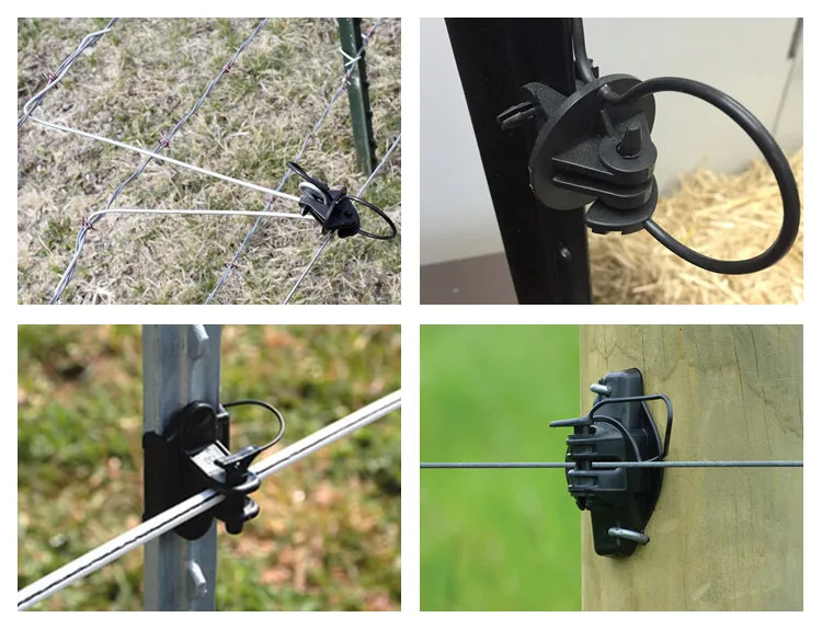 Black Electric Fence Y Steel Post Pinlock Insulator Buy Pinlock