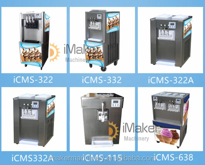 Portable Countertop Soft Serve Ice Cream Machine Commercial Soft Serve