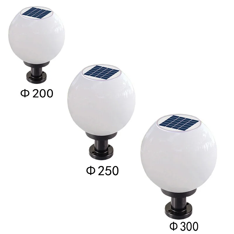 Solar Light Fixtures Type Globe Ball Shaped Solar Lights Outdoor Lights