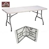 GARDEN TRESTLE FOLDING 6FT TABLE & CHAIRS SET BANQUET PARTY OUTDOOR CHAIR NEW