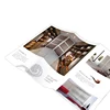 Customized Close Fold Brochure Printing Advertising Flyer leaflets