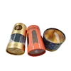 Food Grade Cardboard Biodegradable Round Paper Box eco friendly tube tea packaging with PVC window