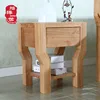 DS serie bedroom furniture wooden nightstand solid pine wood bed night stand with drawer