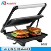 1200W ETL silver household BBQ grill food cooker with nonstick cooking coated plate panini press sandwich maker electric griller