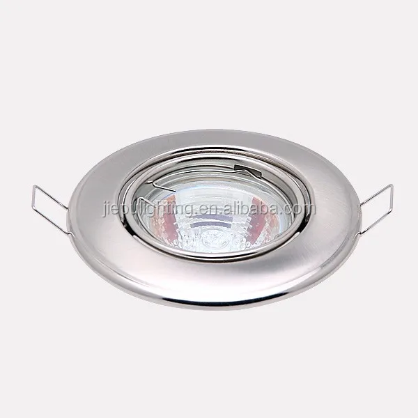 Iron Material Round Shape With Radian Recessed Spotlight Using Mr 16