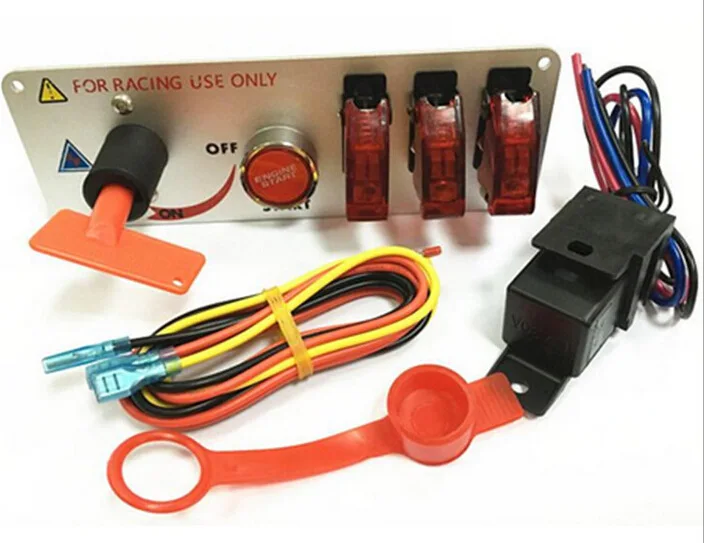 Horizontal Rocker Switch Orange REAR LIGHTS 12 Volt Truck Boat Car UTV
