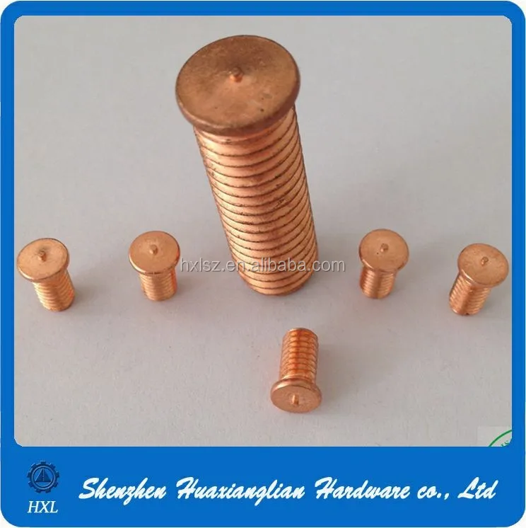 Plated Steel M6 M8 Big Head Welding Screw Bolt.jpg