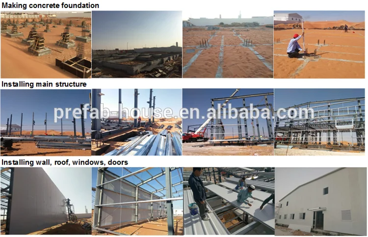 ISO9001 SGS High production efficiency steel structure poultry house