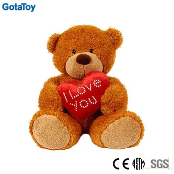 Bespoke Valentine Teddy Bear Valentine's Day Stuffed Toy Teddy Bear