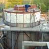 Plastic additives spray tower