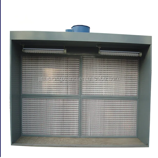 Dry Spray Booth Painting Bench With Paper Filter And Fiberglass