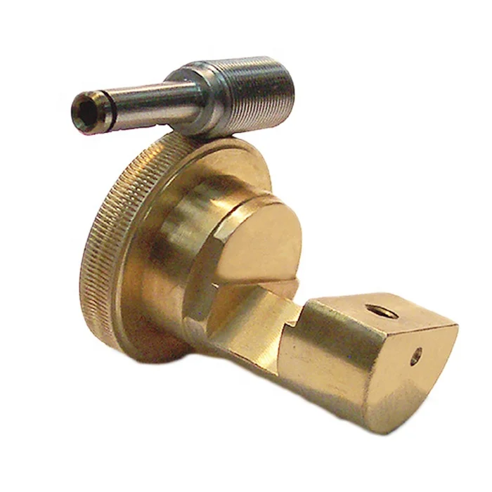 Large Precision Spring Loaded Housing Brass Precision Telescope Worm