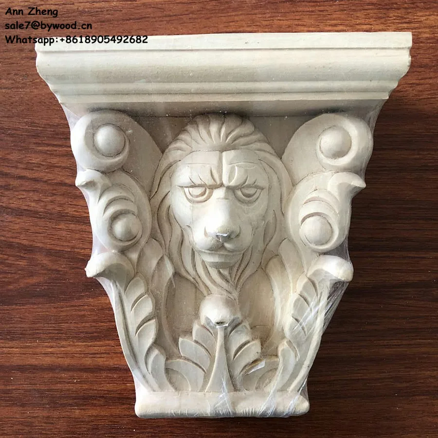 Elegant decorative furnitureheadlion wood corbels
