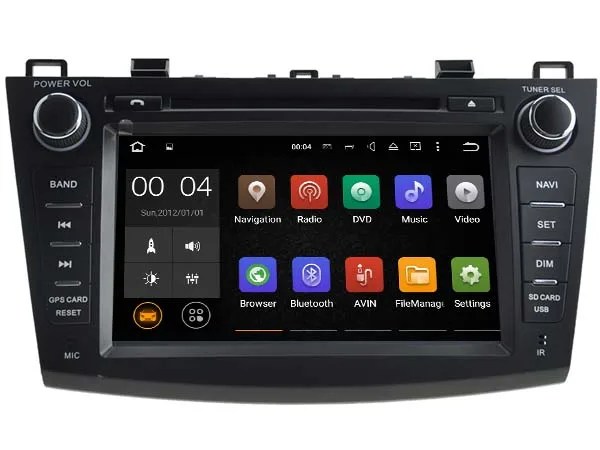 Excellent Android 9.0 Car Dvd Navi Player FOR MAZDA 3 2010-2012 audio multimedia auto stereo support DVR WIFI DAB OBD all in one 17