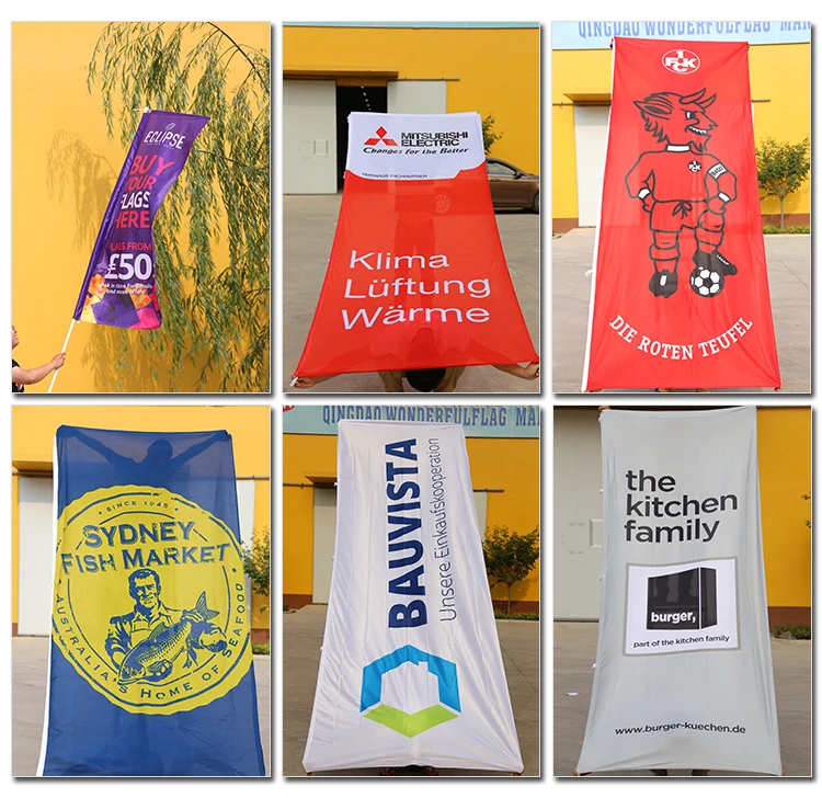 Advertising Decorative Giant Size Flying Flags