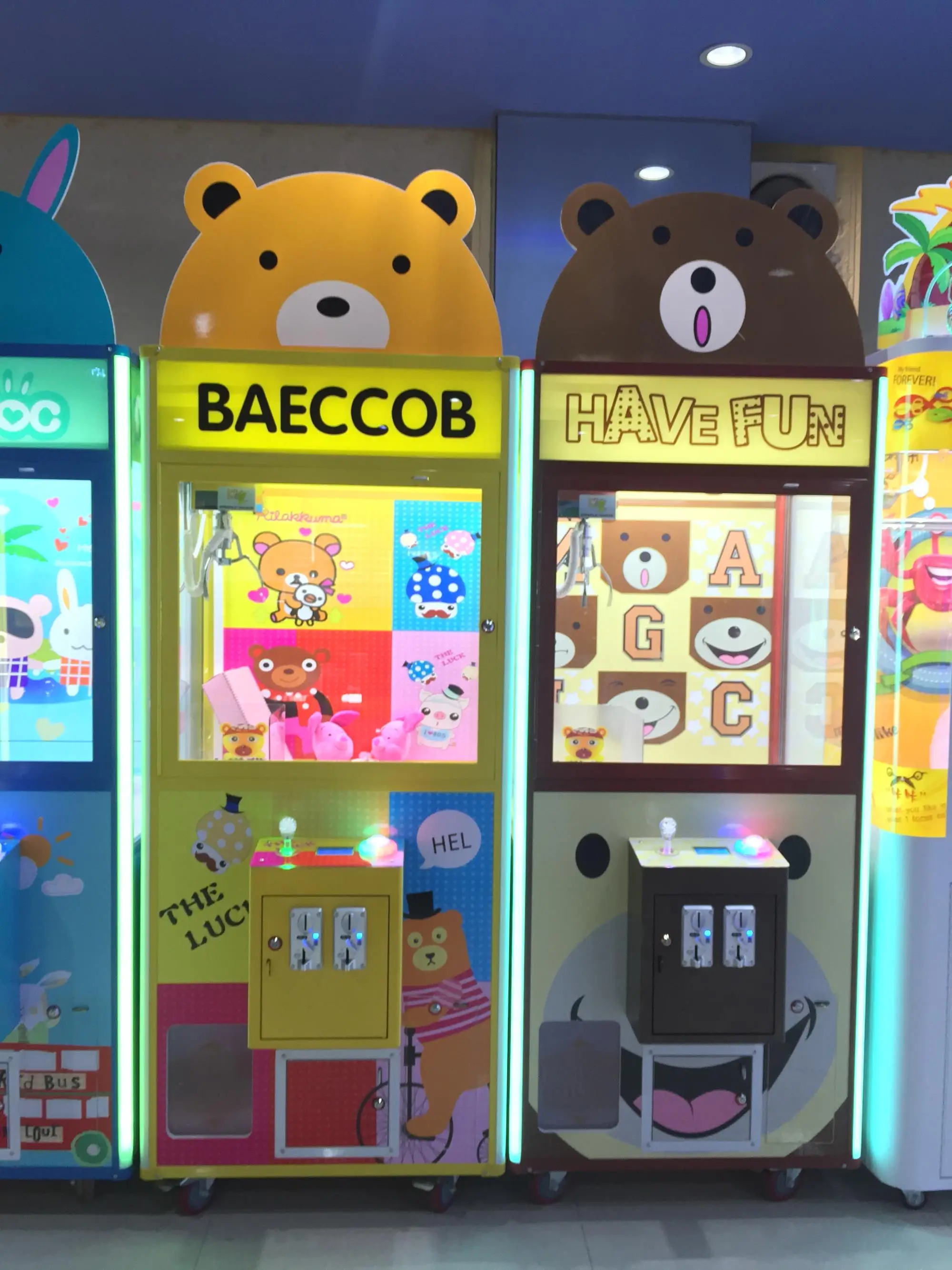 teddy bear claw machine for sale