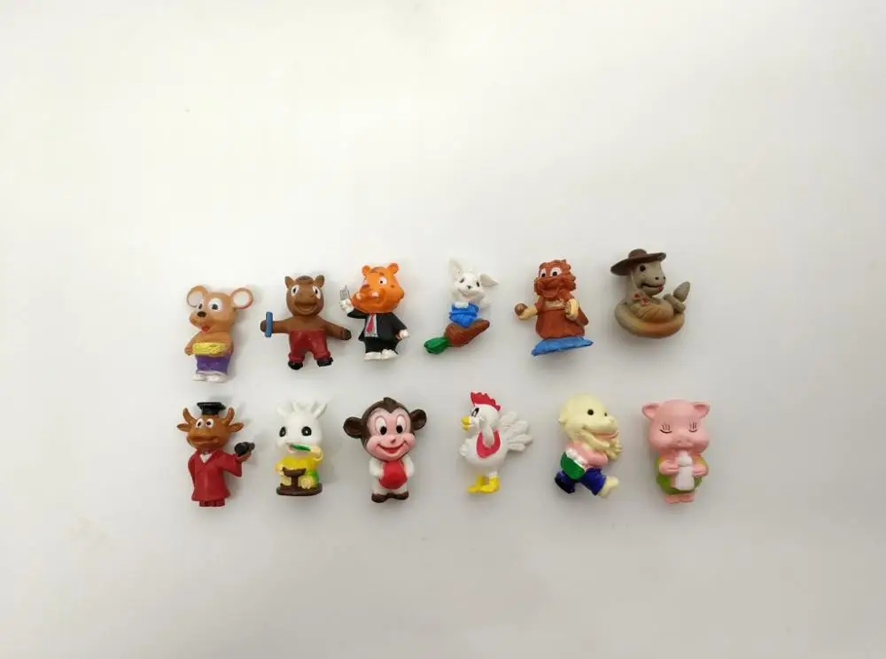 Mini Chinese Zodiac Figures Plastic Animal Toy - Buy High Quality ...