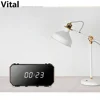 HD 1080p wireless wifi p2p spy nanny cam alarm clock sharp hidden camera