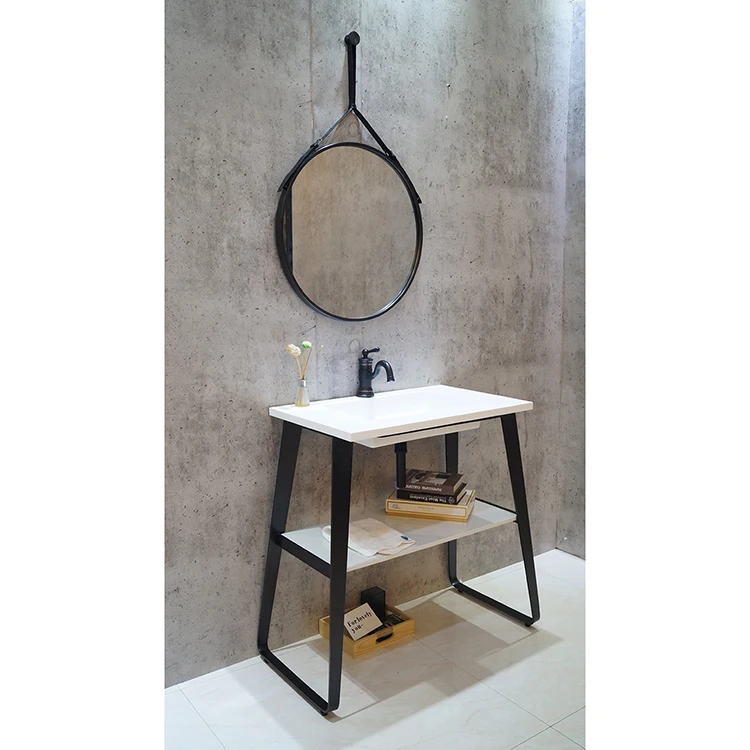 stainless steel bathroom vanity