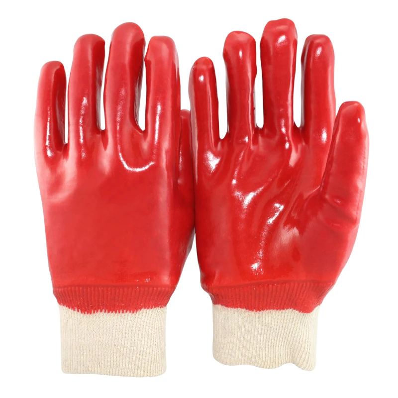 Srsafety Best Longer Pvc Dipped Gloves/pvc Glove Dot Machine/safety