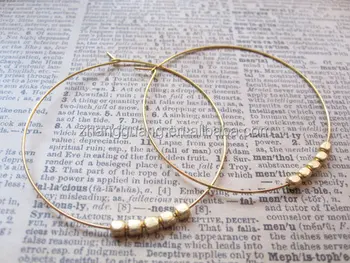 Beaded Hoop Earring Designs Fake Gold Earrings Make Beaded Hoop Earring Designs Fake Gold Earrings Make Beads