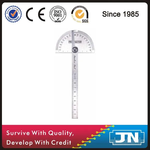 round 360 degree protractor and circle