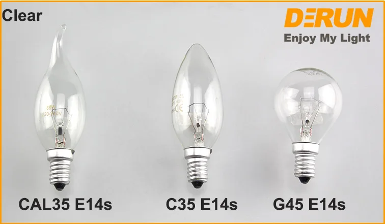 10 x 25W Clear Fancy Round Light Globes Bulbs Lamps E27 Screw Incandescent G45