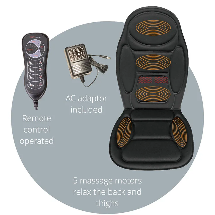 Shiatsu Massage Chair Seat Cushion With Heat Tapping And Kneading Vibration Seat Massager Buy