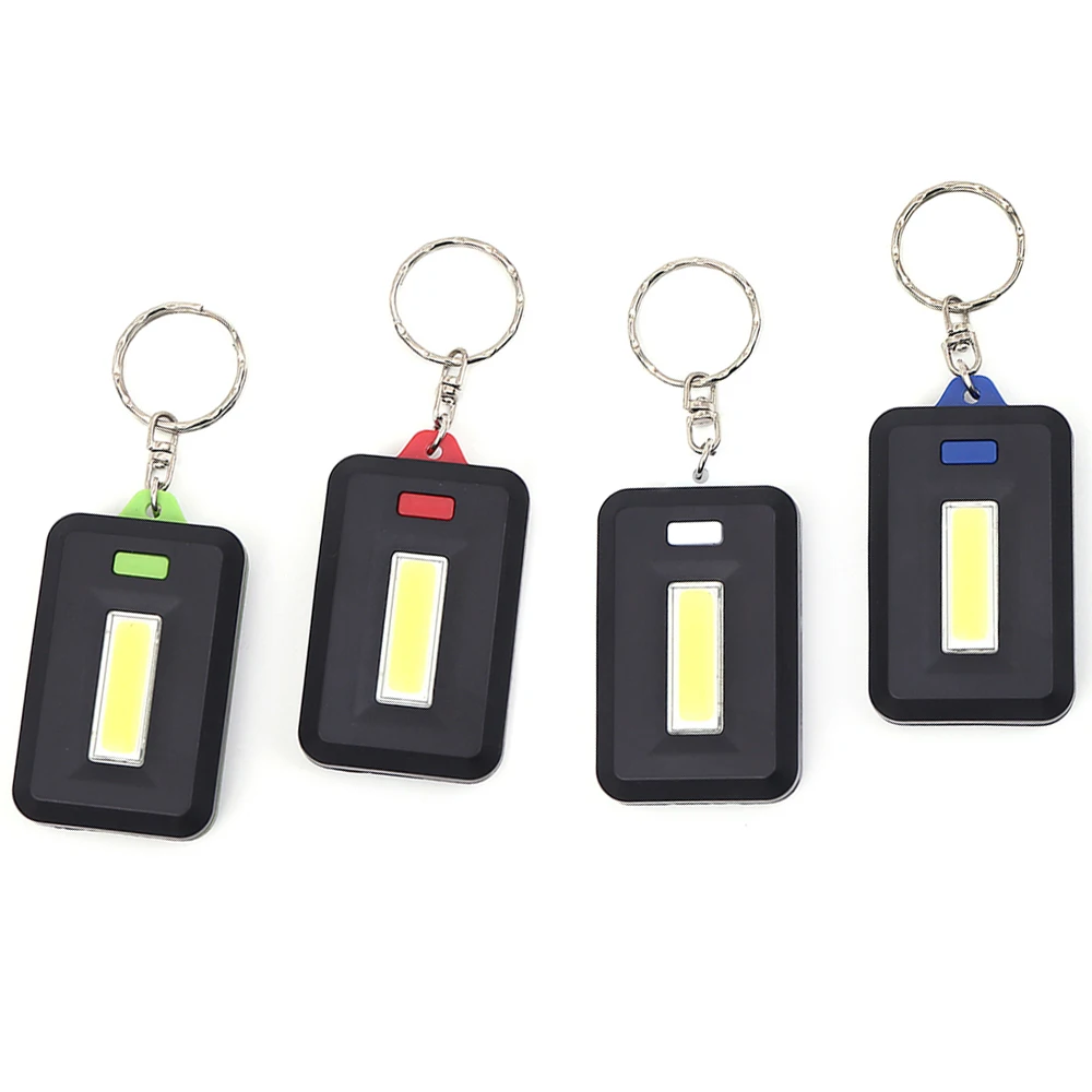 3 Mode Led Light Mini Keychain COB Flashlight for Emergency factory