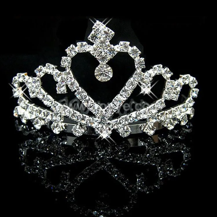 Wholesale Small Princess Crown Hairband Wedding Bridal Tiaras And