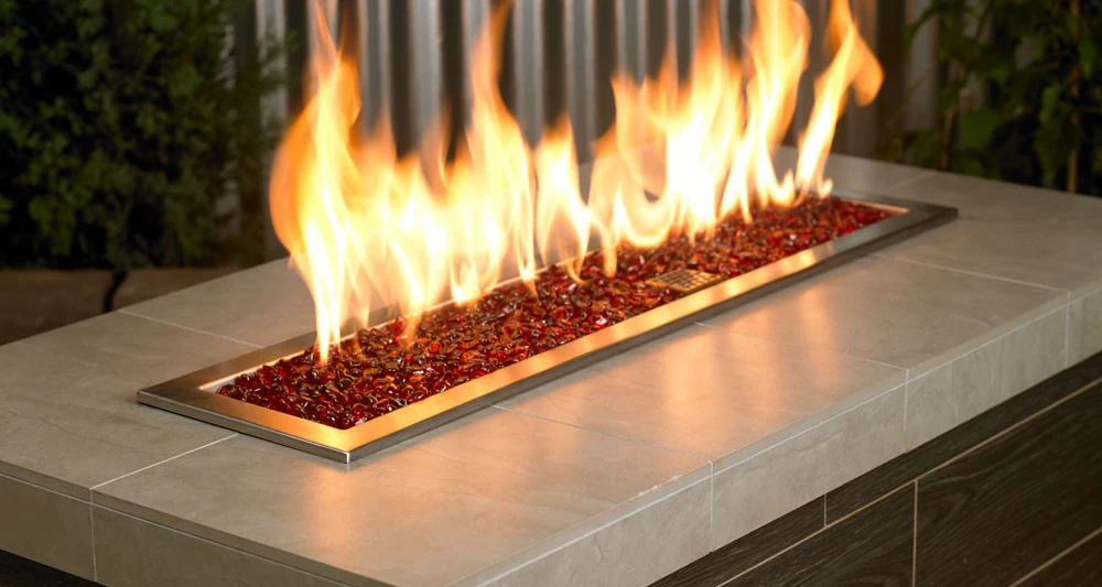 Charming Modern Gas Fire Pit Glass Rocks For Fire Pit Decoration