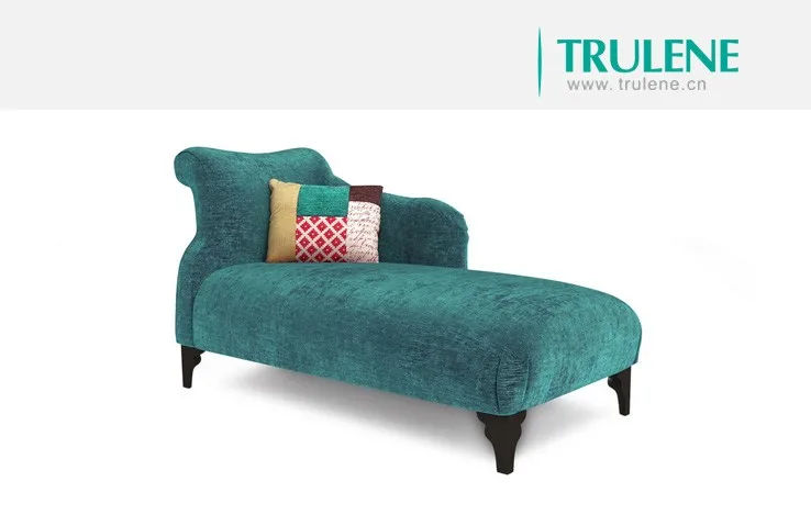 New product On sale luxury loyal style green fabric velvet lying lounge chair for living room bedroom