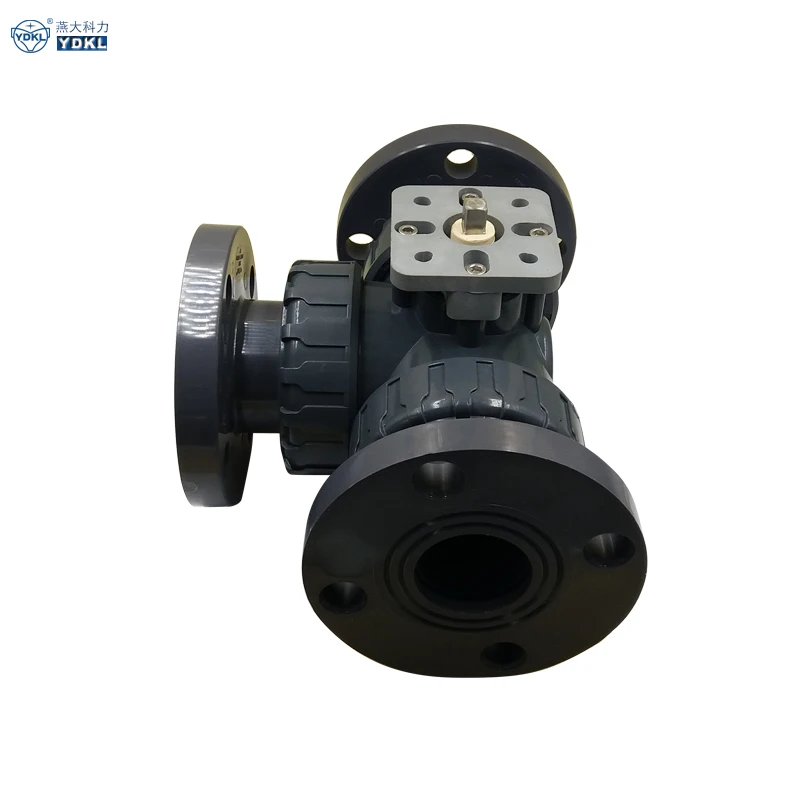Vietnam best selling water stop 3 tee way pvc valve