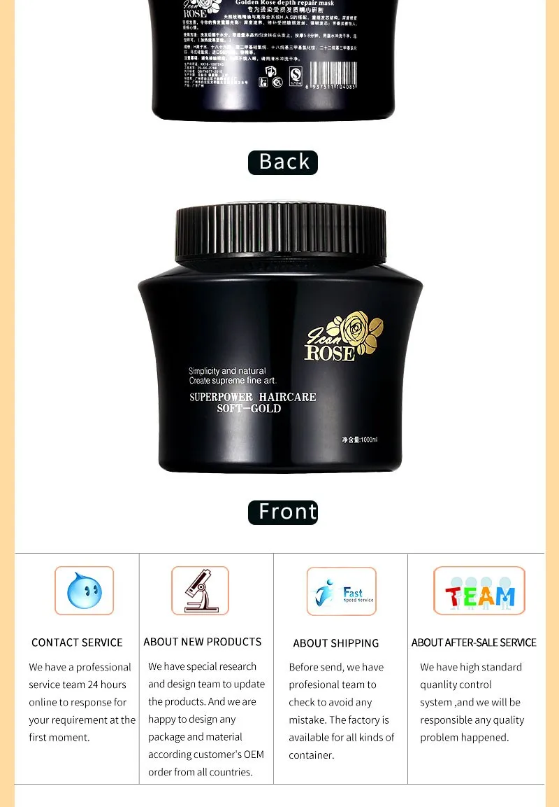 Guangzhou Supplier Hair Care Products Rose Hair Mask 500ml Buy Gold