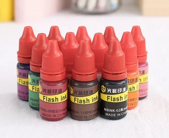 Guangzhou Black Blue Red Stamp Ink Refill For Self Inking Stamps Black Blue Red Stamp Ink Refill