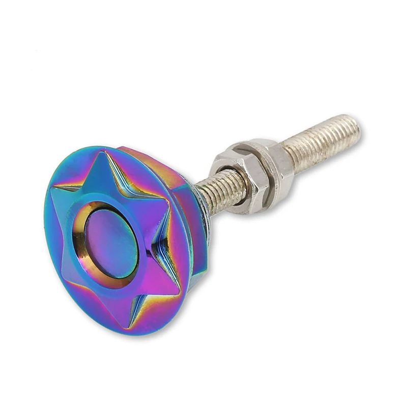 Jdm Bumper Fasteners Quick Release Push Button Hood Pins For Cars