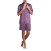 Manufacture Quilted 100% Polyester Satin Custom Sleepwear New Model Nice Night Men's Pajamas