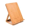 Bamboo Folding Stand Tablets Adjustable folding easel optimizes positioning
