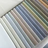 100 cotton canvas sofa for stripes bag bonding non-woven upholstery fabric Linen yarn dyed Fabric
