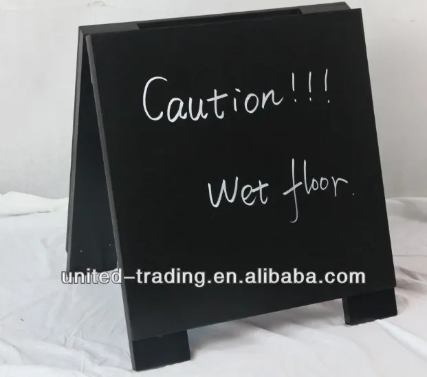 sandwich board pavement sign