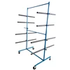 Custom color multi-functional double sided automotive bumper stands