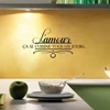 FQ0024 French Lamour Chef Words Quote Wall Sticker for Kitchen Room Home Decor