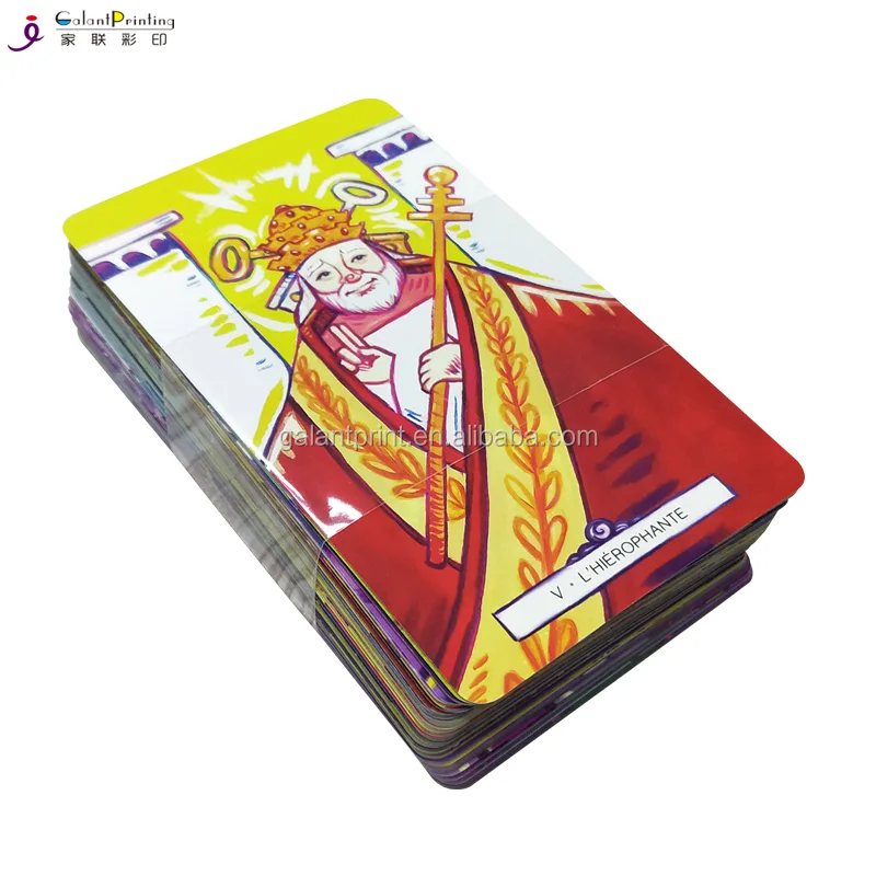 Custom Full Color Recycled Printed Paper Playing Cards,Learning Paper