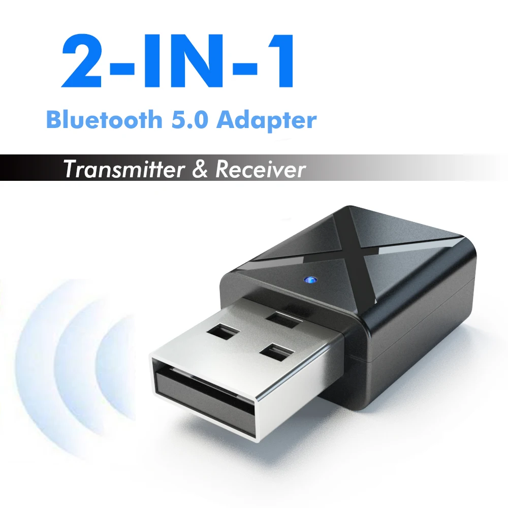 Diverse varer skrivebord timeren Source KN320 2 in 1 USB Bluetooth 5.0 Transmitter Receiver AUX Audio Adapter  for TV/PC/Car USB Bluetooth Transmitter Receiver on m.alibaba.com
