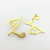 KD103 High Quality Irregular Shape Custom Engraved Logo Metal Jewelry Tags for Handbags Tags