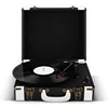 Classic style suitcase belt drive system turntable record player