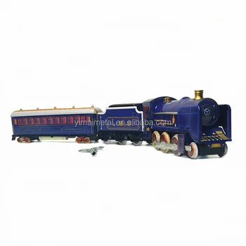 vintage tin trains