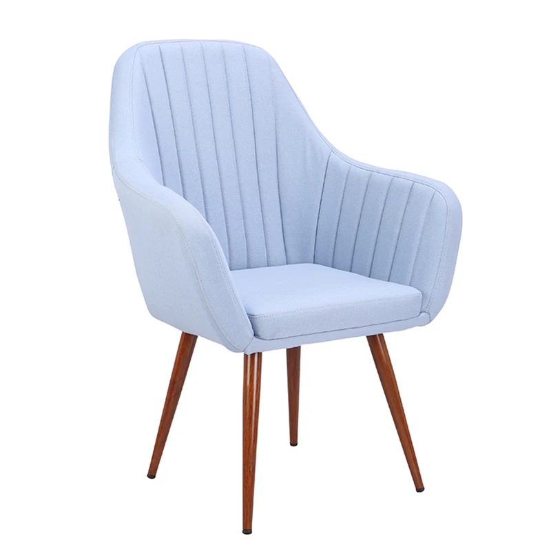 Coffee Shop Chair Home Accent Armchair Fabric Living Room Arm Chair