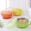 Wholesale Eco-friendly Kids Feeding Insulation Suction Bowl Spoon Baby Tableware