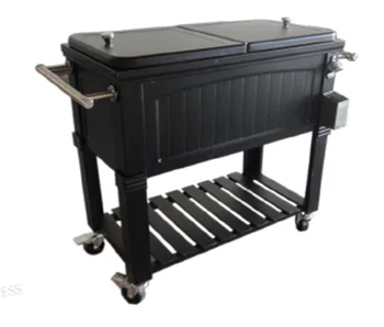 retro cooler cart